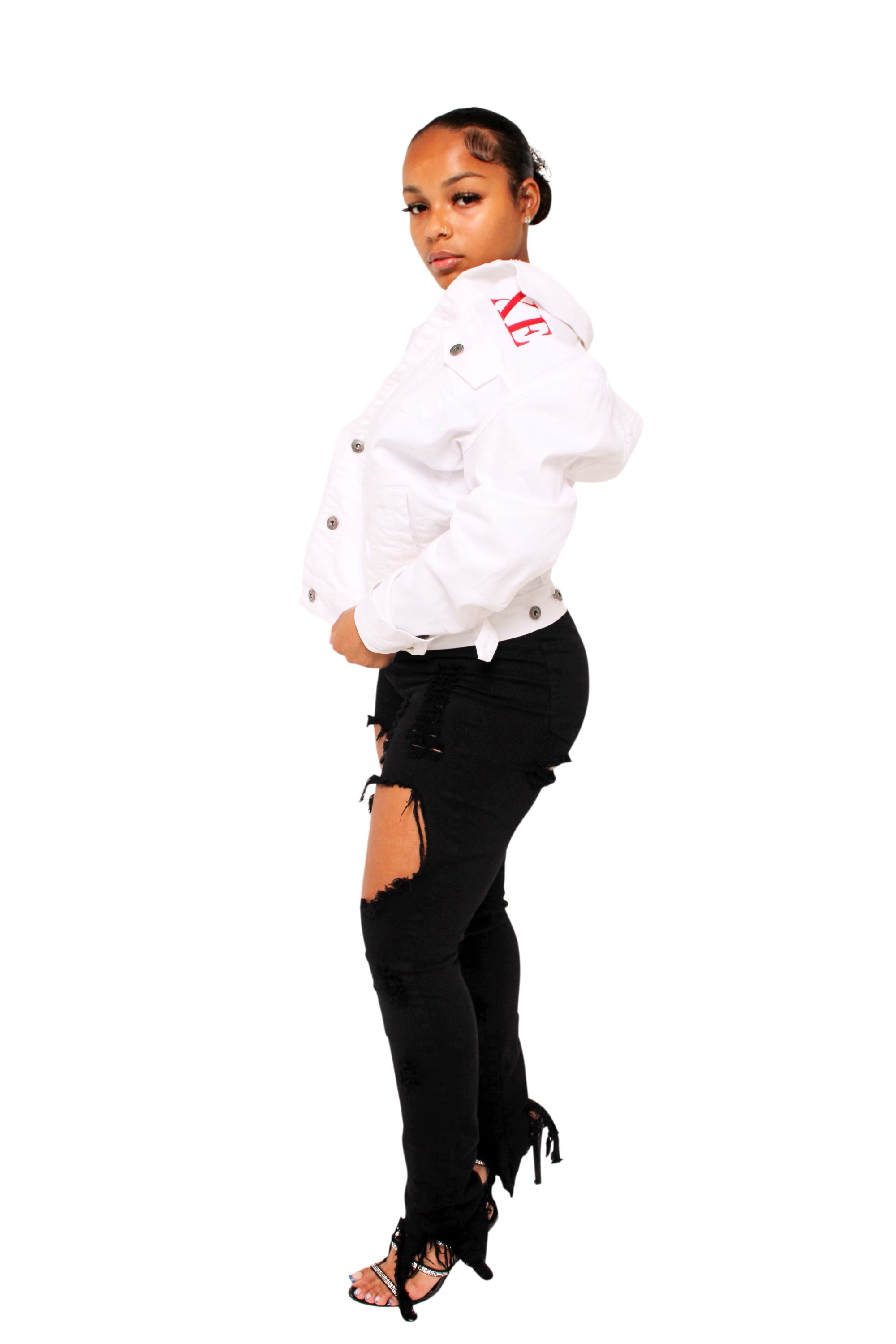 Caught up in the lifestyle Jean Jacket