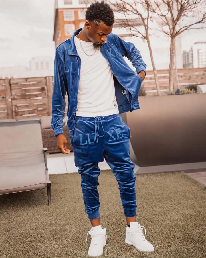 Blue Velour LUXE&
