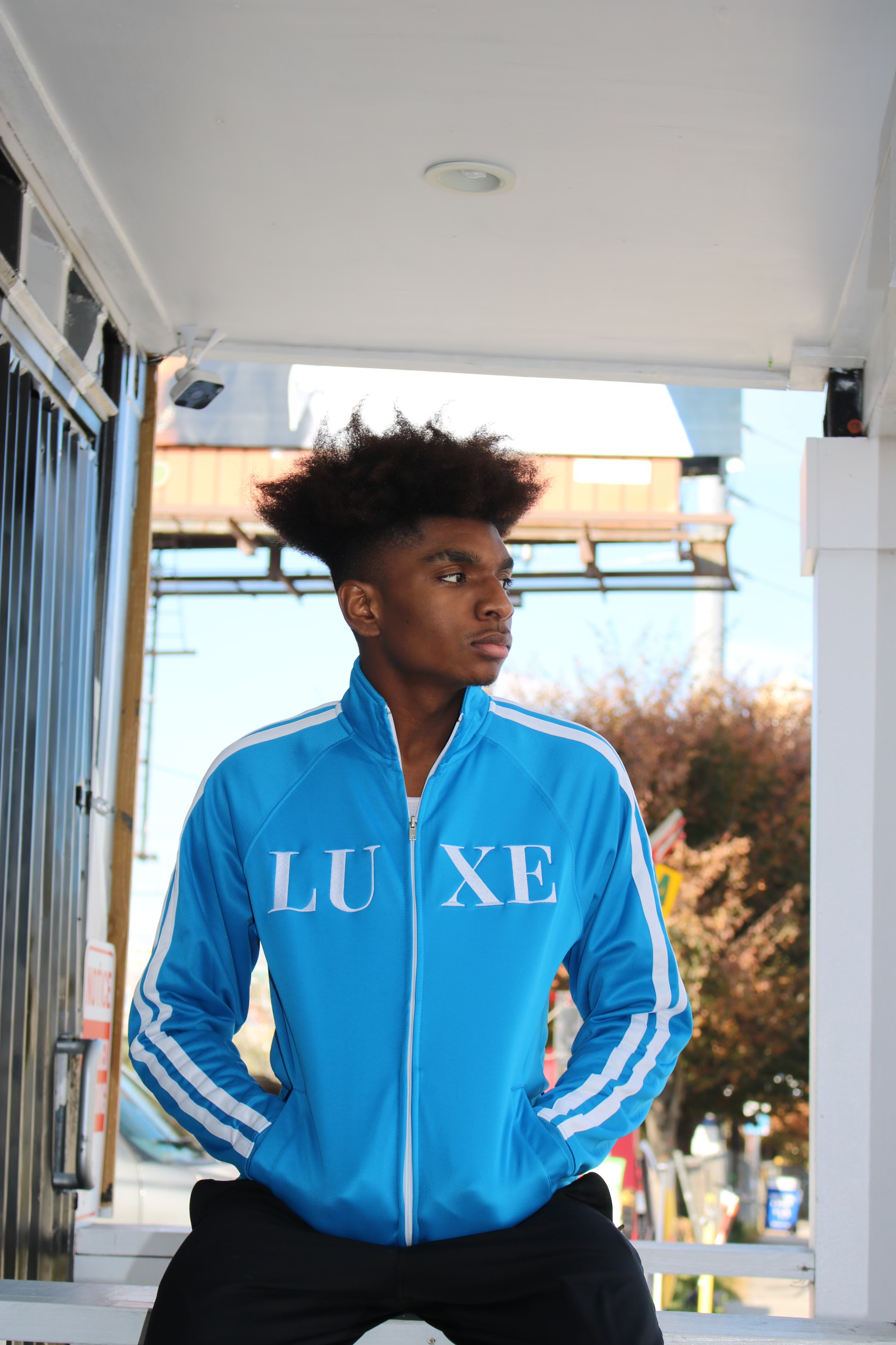 LUXE  TRACK JACKET – Premium Unisex Velour Streetwear