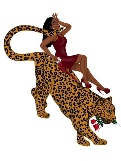 The Lady in the Red Dress Timeless Elegance Modern. 