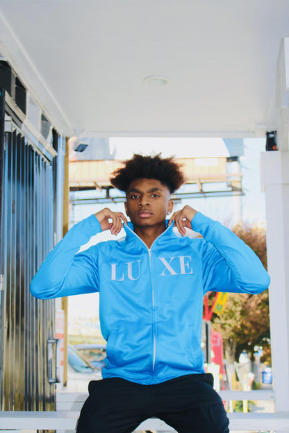 LUXE  TRACK JACKET – Premium Unisex Velour Streetwear