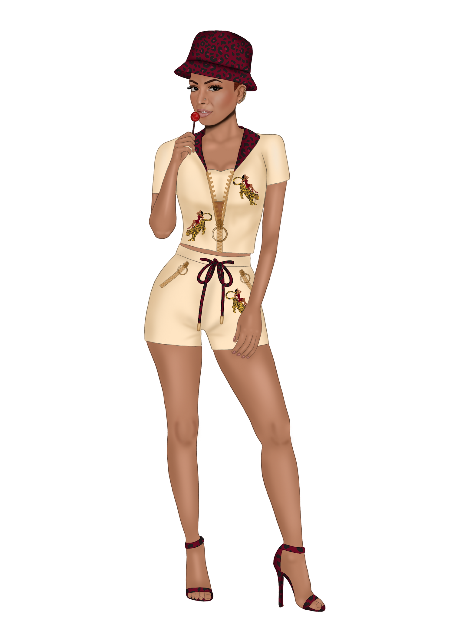 The Lady in the Red Dress Timeless Elegance Modern. 